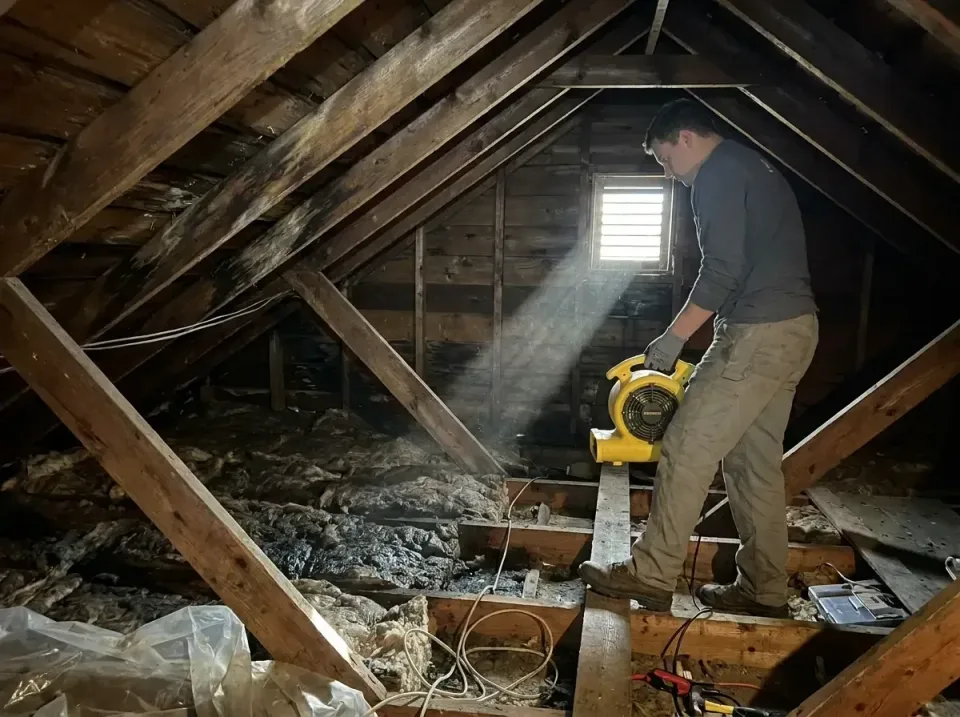 attic-water-damage-drying-proc-007 — frequently asked questions, Emergency Water Extraction & 24/7 Flood Response in Eddysto…